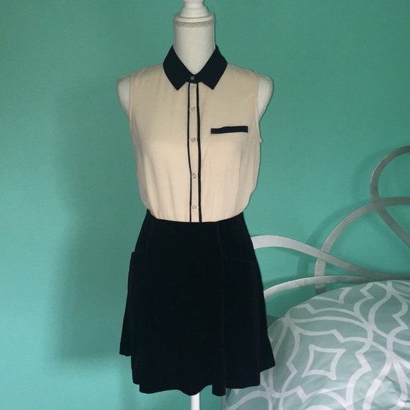 UO x Cooperative Black Velvet Skirt - Picture 2 of 5